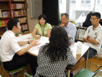 地域連携推進協議会での話し合いのようす