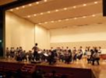 吹奏楽部のミニコンサートのようす