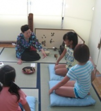お茶会のようす