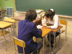 DSで放課後学習　八雲中学校
