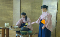 華道部お茶会1