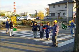 登下校時の安全監視
