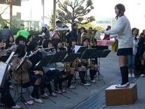 ブラスバンド部の演奏