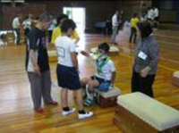 車いす体験3