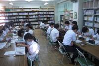 英検受験に向けての学習支援のようす