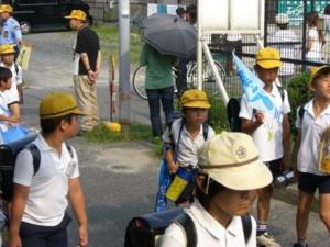 安全見守り活動の様子
