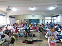放課後の自学自習教室のようす2