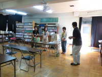 学習アドバイザーとして来てくれている地域の大学生や六中の卒業生