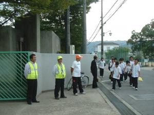 朝のあいさつ運動