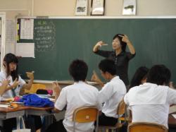 障がい者理解教育の様子