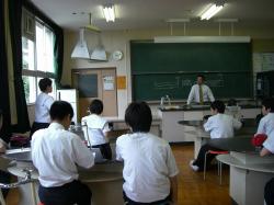 職業聞き取り学習の様子