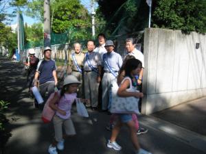 地域で取り組む朝のあいさつ運動