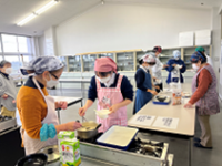 調理自習の様子
