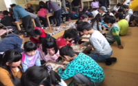 将棋・折り紙デーの様子