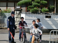 公道で安全教室