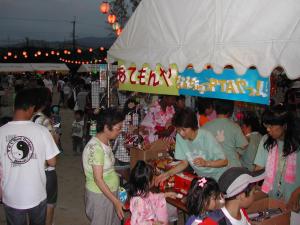 夏祭りでの模擬店