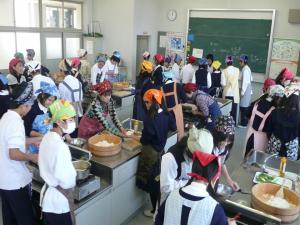 調理実習の様子