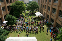 夏の「涼もう会」のようす