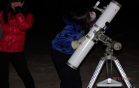 冬の星空観望会の様子