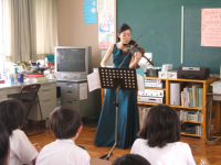 ヴァイオリン演奏会のようす1