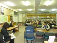 図書室での連絡会の様子