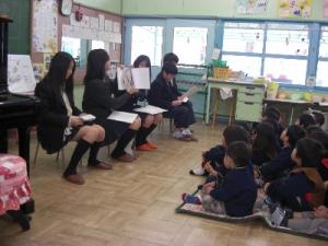 中学生による読みきかせ