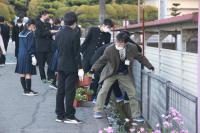 山滝中学校（令和2年度）花いっぱいプロジェクト2