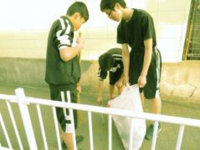 岸城中学校（平成29年度）クリーン作戦