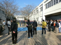 桜台中学校（平成28年度）花植え活動1