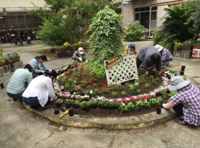 山直中学校（平成28年度）園芸活動