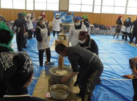 山直中学校（平成28年度）もちつき