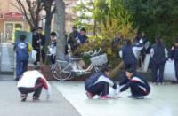 桜台中学校（平成26年度）清掃活動