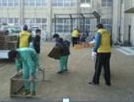 防災訓練のようす