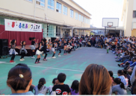 夢・ふれあいフェスタでのダンスのようす