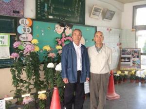 菊の花の展示
