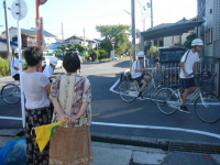 あいさつ・交通安全運動1
