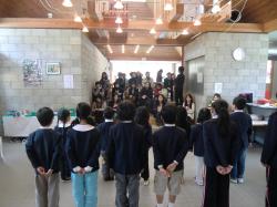 山中分校の発表会の様子