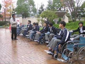 車いす体験