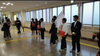 募金活動のようす