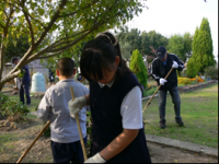 地域清掃活動のようす