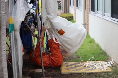 消防用設備体験授業2