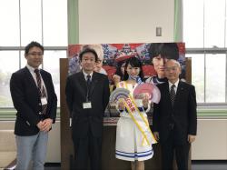 年末ジャンボの表敬訪問