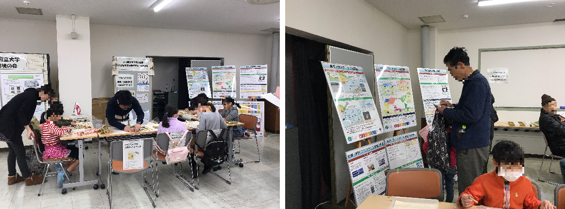 泉北地域交流会 展示風景