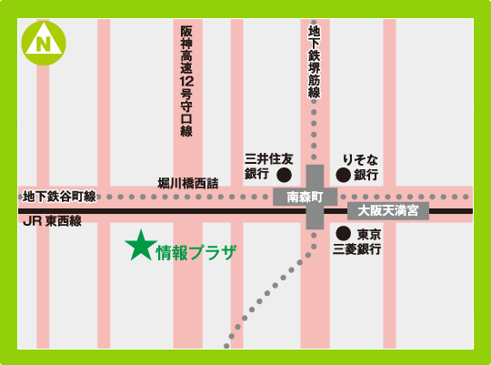 なにわ北地図