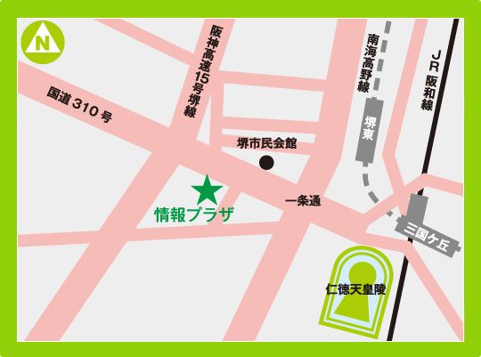 泉北地図