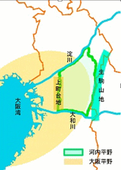 図；寝屋川流域図