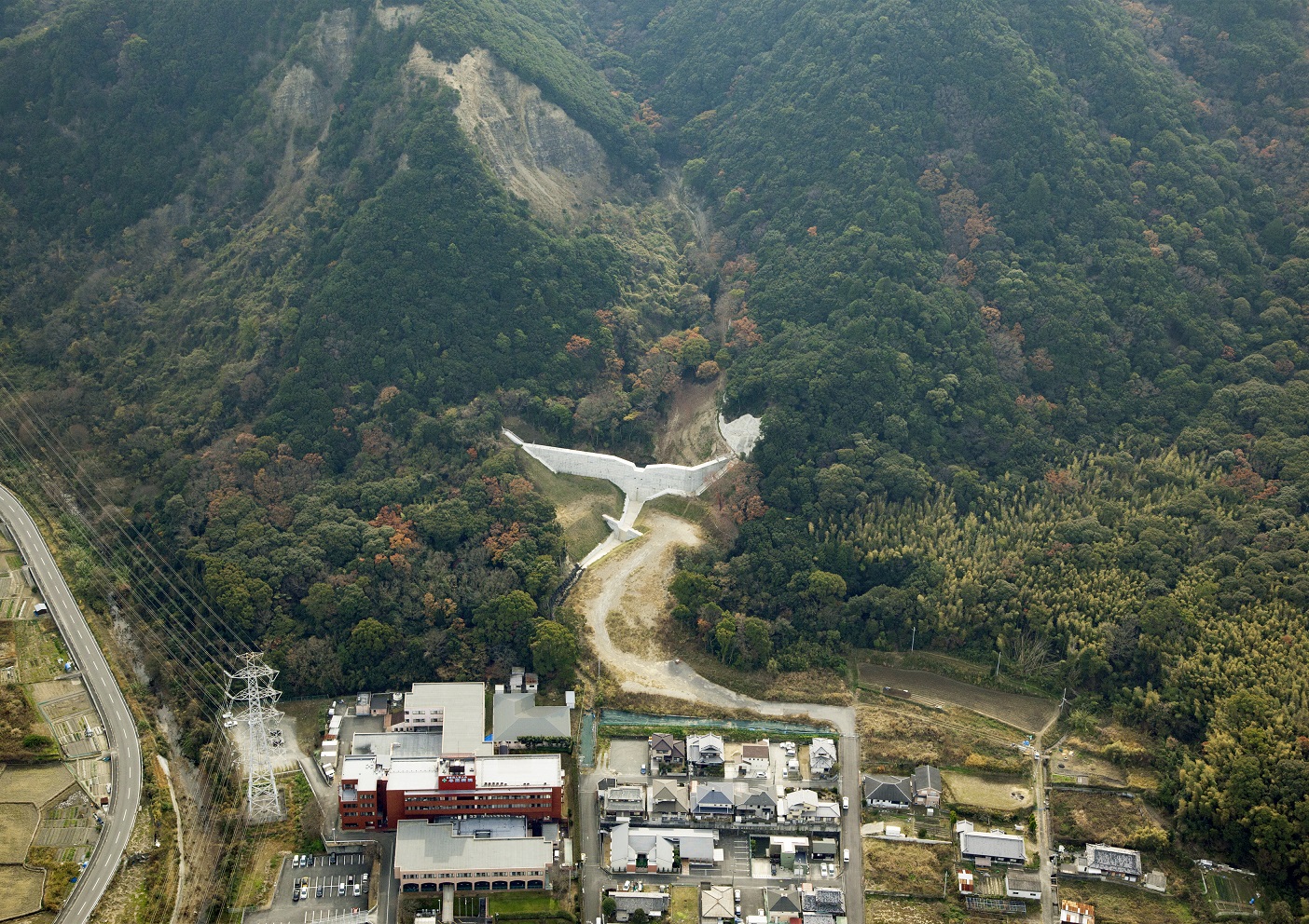 東川第2支渓　航空写真