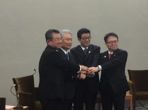 握手写真