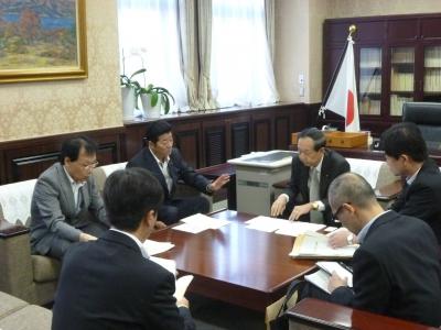 山口財務副大臣との面談