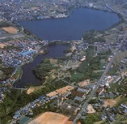 工事前の狭山池の写真